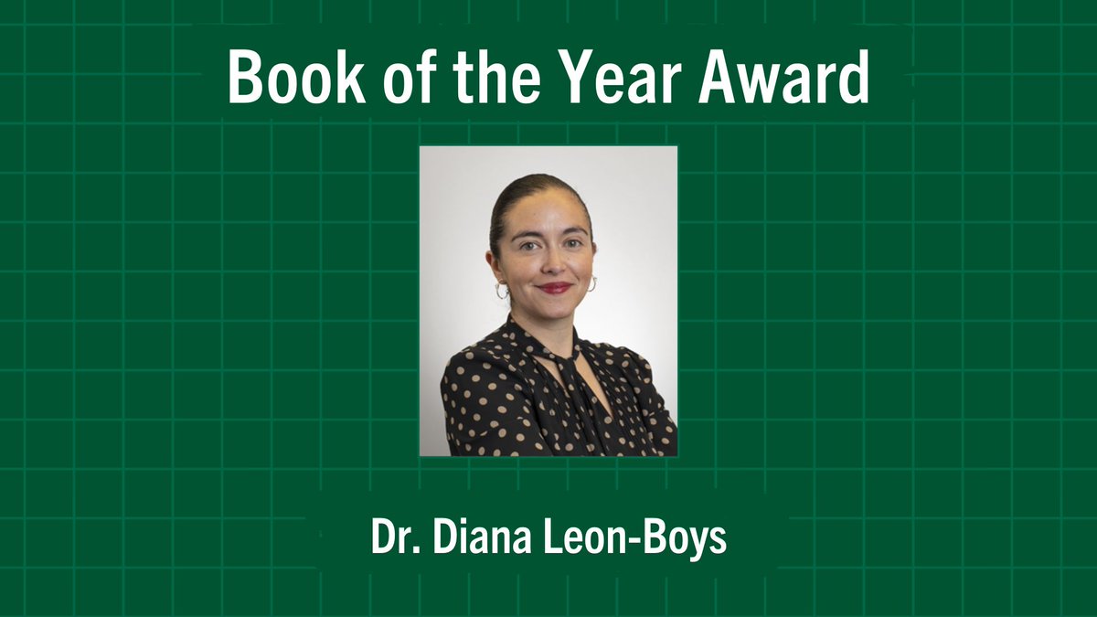 Faculty colleague Dr. Diana Leon-Boys has been awarded the Book of the Year award from the Latina/o Communication Studies Division and La Raza Caucus at the National Communication Association, for her book, “Elena, Princesa of the Periphery: Disney’s Flexible Latina Girl!”