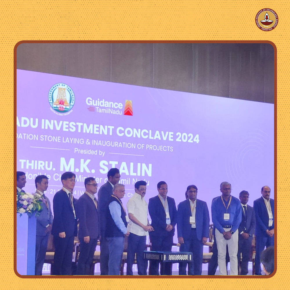 iitmadras's tweet image. In a partnership between @HyundaiIndia, @iitmadras, &amp;amp; @Guidance_TN, supported by #TNGovt, foundation for 65,000 sq. ft. #HydrogenInnovationCentre @iitmadras  Thaiyur campus was laid. Operational by 2026, this Rs 180 Cr centre will drive #hydrogentech &amp;amp; #sustainable mobility in TN