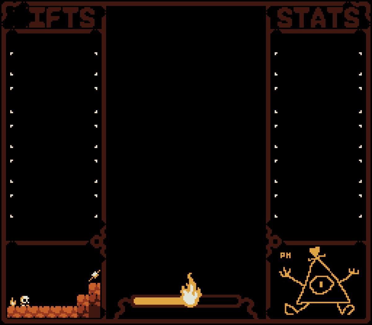 kartarva's tweet photo. new game in the making featuring bill cipher (not final hes just there) https://t.co/XWY6Y6PG9A