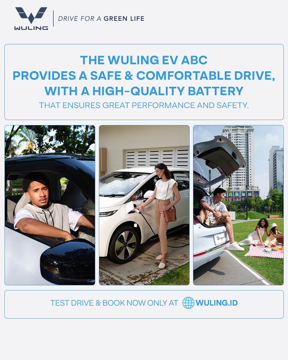 Fakta-fakta keamanan baterai Wuling EV.

Menggunakan baterai berkualitas tinggi yg telah lolos berbagai uji ketahanan &amp; bekerja sama dg pengembang baterai terbaik. Hal ini tentunya menjamin pengalaman berkendara yg aman &amp; bebas rasa khawatir.

#WulingMotors #DriveForABetterLife