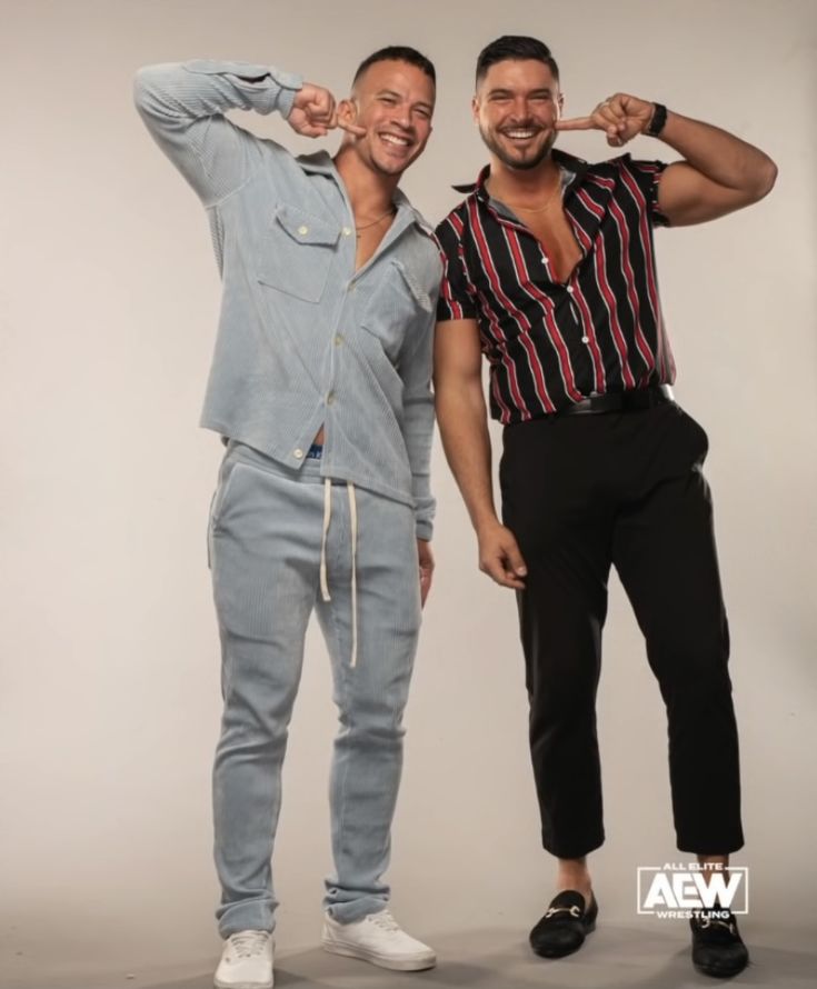 These two pals will be the closing shot of NXT No Mercy. #NXTNoMercy #EthanPage #RickyStarks