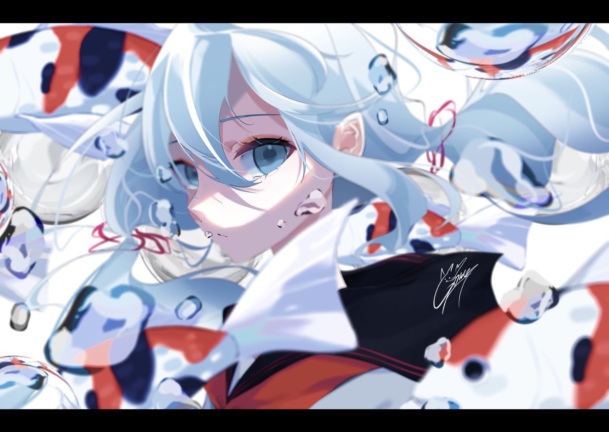 初音ミク 「 」|ごまのイラスト