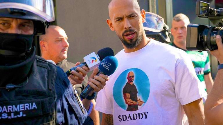 WST_LB1993's tweet photo. Andrew Tate and his brother Tristan Tate arrive at DIICOT headquarters by police escort.
Another video shows the Romanian police bringing in the items that were seized from their home.
Andrew Tate is also wearing a $DADDY shirt.
#FREETOPG
#MATRIXATTACK
#TRW
$DADDY
💎💪🏼 https://t.co/5GgkAM0axS