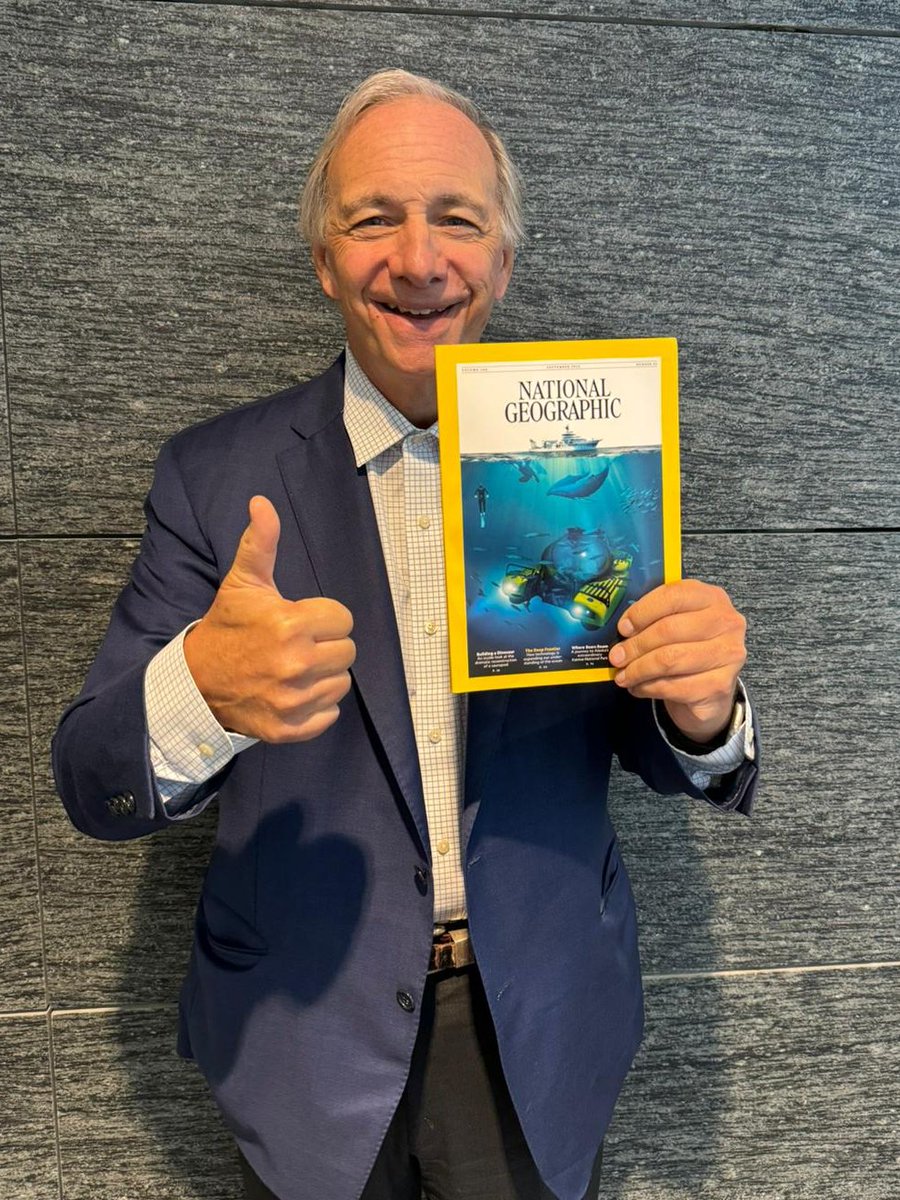 RayDalio's tweet image. It&apos;s a dream come true to see @oceanx  and the OceanXplorer on the cover of @NatGeo  magazine and the #OceanXplorers series appearing on @DisneyPlus, @Hulu and @NatGeo . If you want to learn more about OceanX and why I&apos;m on a mission to push the boundaries of ocean exploration,…