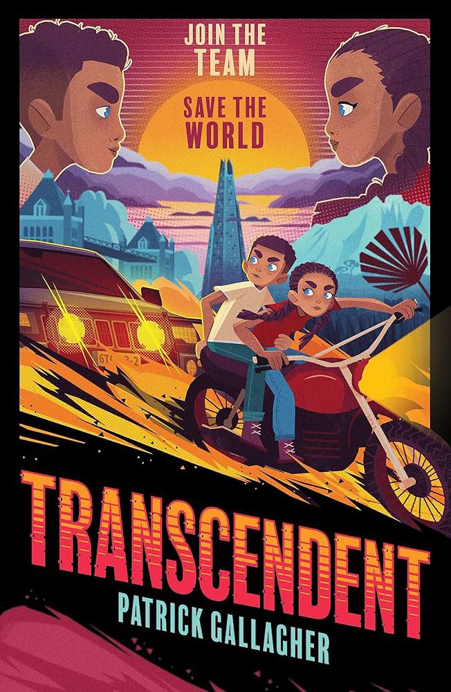 dimchurch's tweet image. Book 15 hols &amp;amp; adored it. Sci fi, adventure, role models &amp;amp; a final twist. @HachetteKids @readingagency #transcendent @pgallagherbooks📚

@boxster14 @KevC46 @Kate8917 @pennywpennyw @TJGriffiths @MrsFe77 @LissyLawHuds @erinlynhamilton @missvlbishop @Glover18Rebecca @PrimarySchoolBC