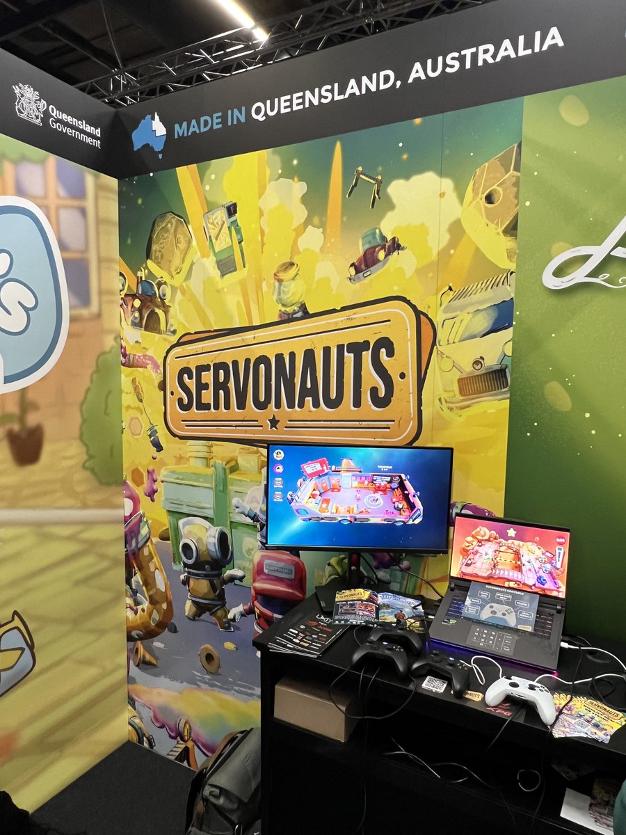 Come on down to Hall 10.1 Stand A 080 at Gamescom and try out this extra special Servonauts demo! If you get in quick you can even meet one of the team 🏃‍♂️🏃‍♂️ #gamescom2024 #indiegame