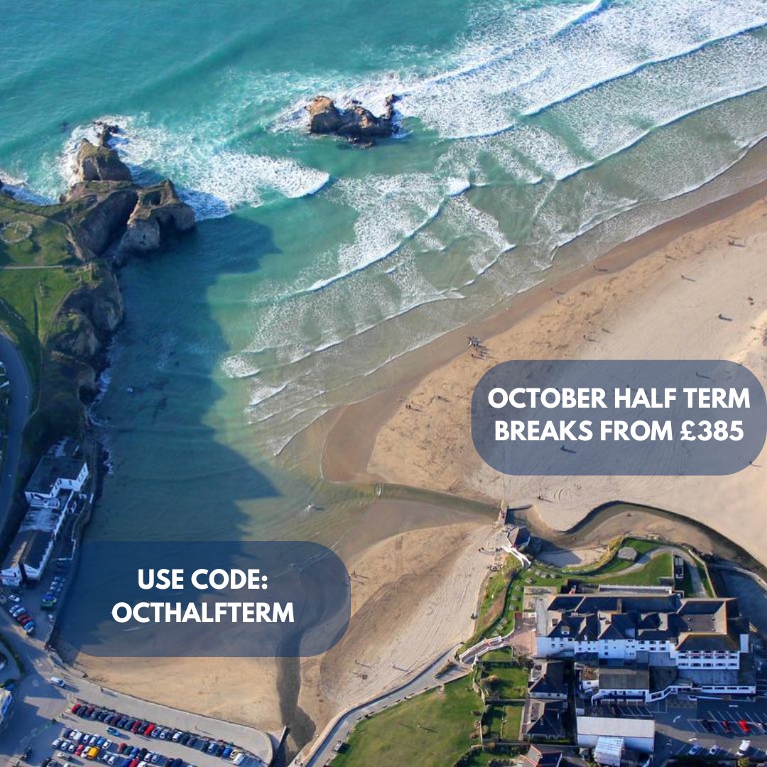 Book an autumn adventure this October half term. Looking for a short break or a family getaway, to enjoy cosy strolls, in chunk knits and warming hot chocolates.  
*Apply discount code OCTHALFTERM. 
To Book: bit.ly/4dOjtgo
*self-catering accommodation only basis.