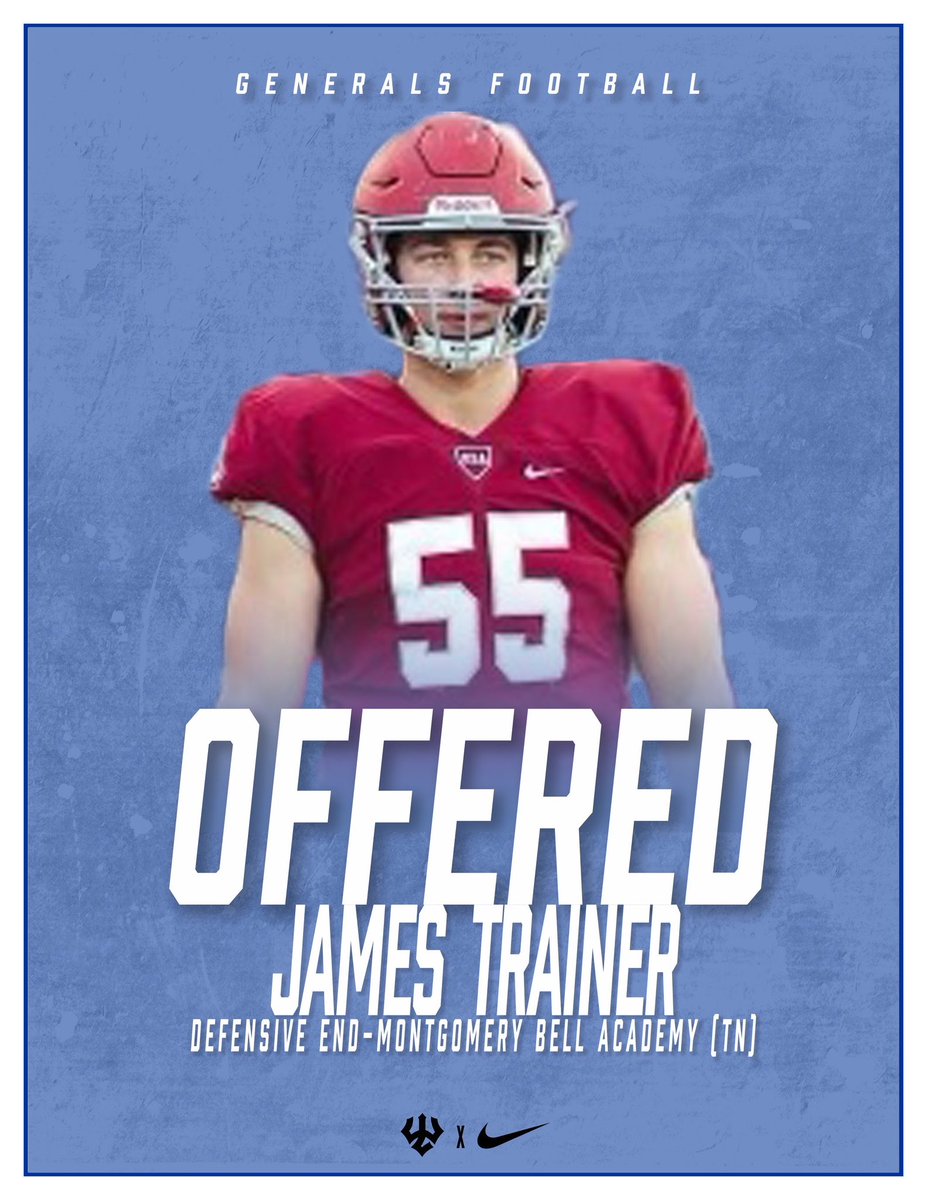 After talking with <a href="/coach_vj/">Vaughn Johnson</a> I’m blessed to be offered by <a href="/Generals_Fball/">GeneralsFootball</a>! <a href="/MBAFootball/">MBA Football</a> @MbaAthletics <a href="/CSmithScout/">Chris Smith</a> <a href="/NPA_Tennessee/">NPATennessee</a> <a href="/NatlPlaymkrsAca/">NatlPlaymkersAcademy</a> <a href="/tntop100/">www.tntop100.com</a> <a href="/Kreager/">𝑇𝑜𝑚 𝐾𝑟𝑒𝑎𝑔𝑒𝑟</a>