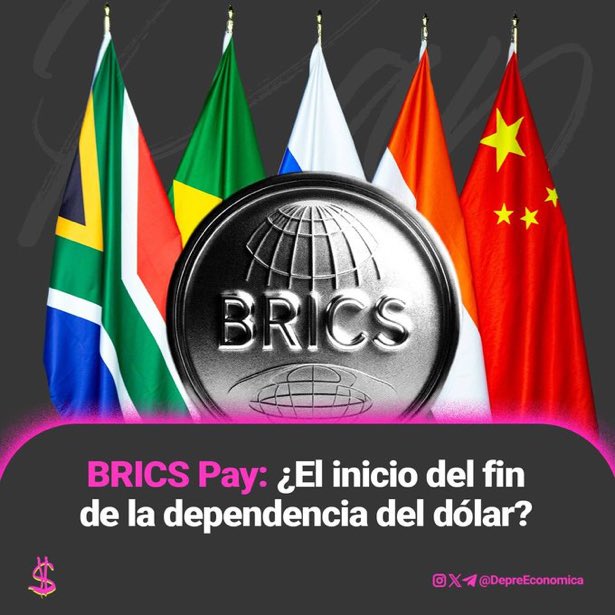 🚨ÚLTIMA HORA: Llega el FIN DEL DOLLAR con la nueva moneda  #BRICSPay 🙌

Se acabó la dominación… ¡VIVAN LOS BRICS!