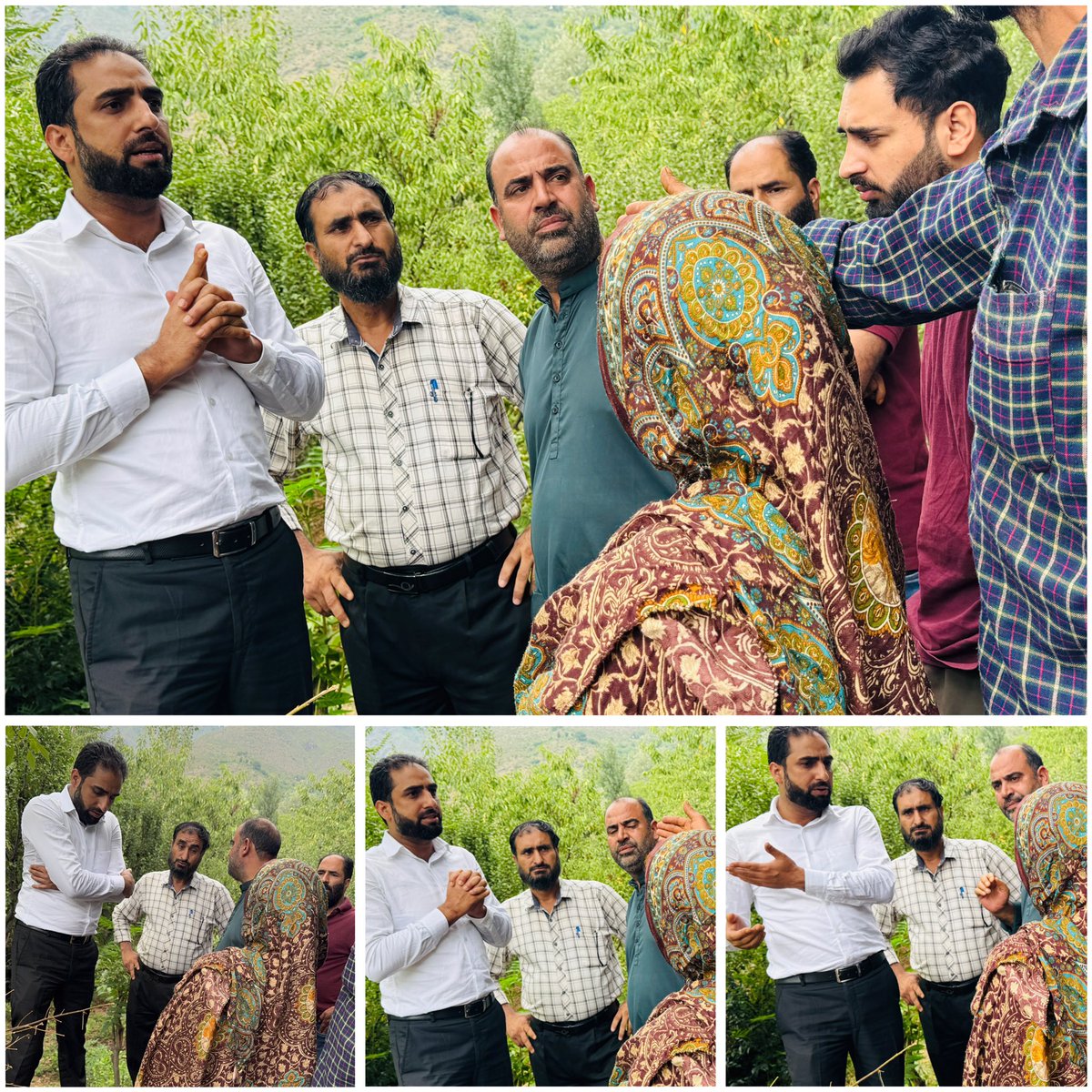 SaheerRather's tweet photo. Visited Shah Mohalla Chithi Bandi today with the JE from PDD to address a serious safety concern—a household had an 11,000 KVA line directly over their home, posing a grave risk. The JE has assured that the line will be relocated to a safer position, ensuring the well-being of the residents. #SafetyFirst #CommunitySupport 
@dcbandipora
@pddbandipora