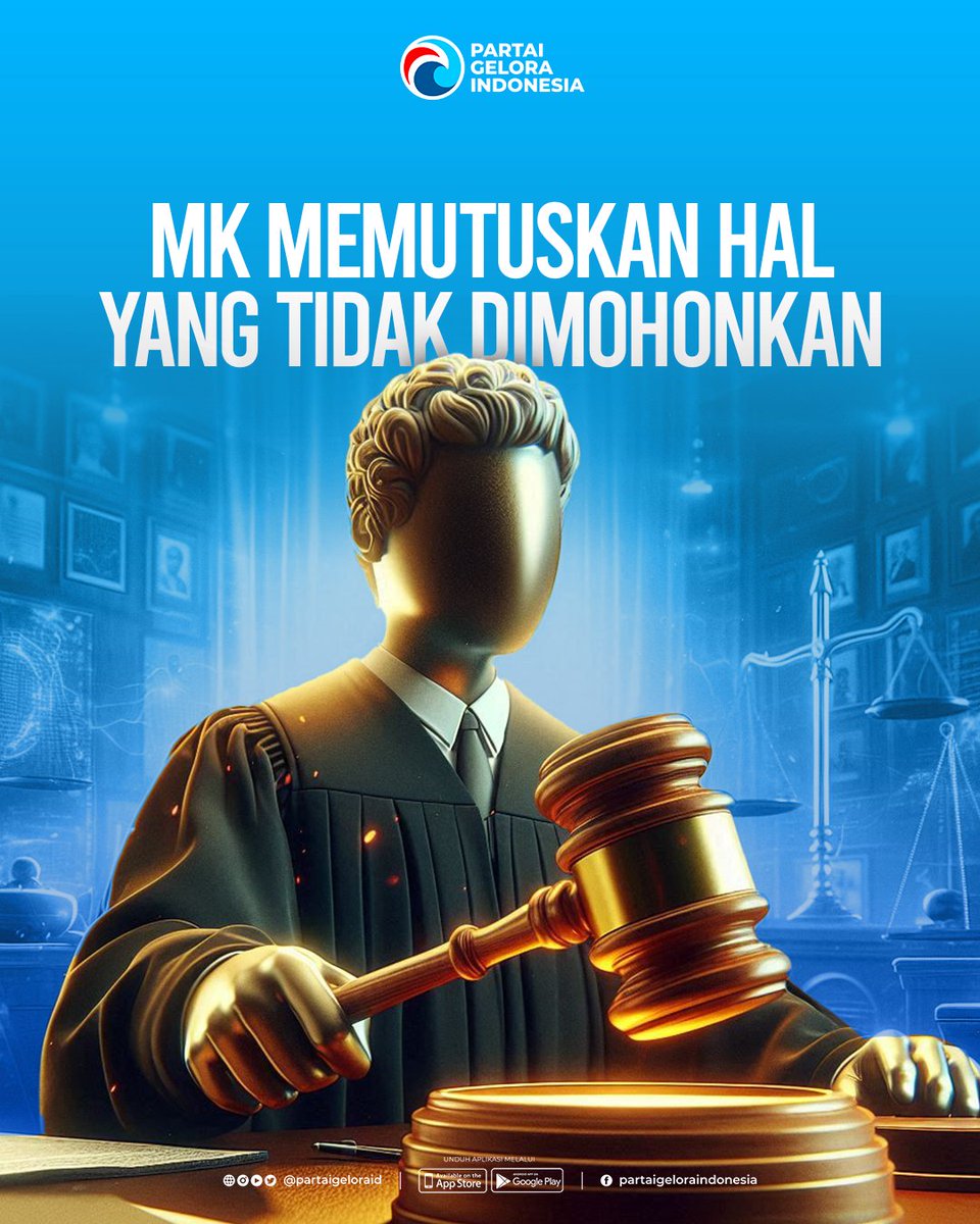 partaigeloraid's tweet photo. #Rilis | MK Memutuskan Hal yang Tidak Dimohonkan https://t.co/SHxpZPLYMP
@anismatta @Fahrihamzah https://t.co/DhB734zZWo