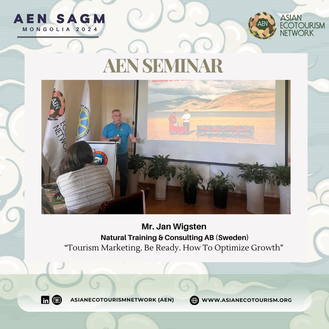 On August 18, 2024, the Asian Ecotourism Network (AEN) collaborated with the Mongolian Tourism Association to host an exceptional day of training and seminars at the breathtaking Hustai National Park in Tov Province, Mongolia.
