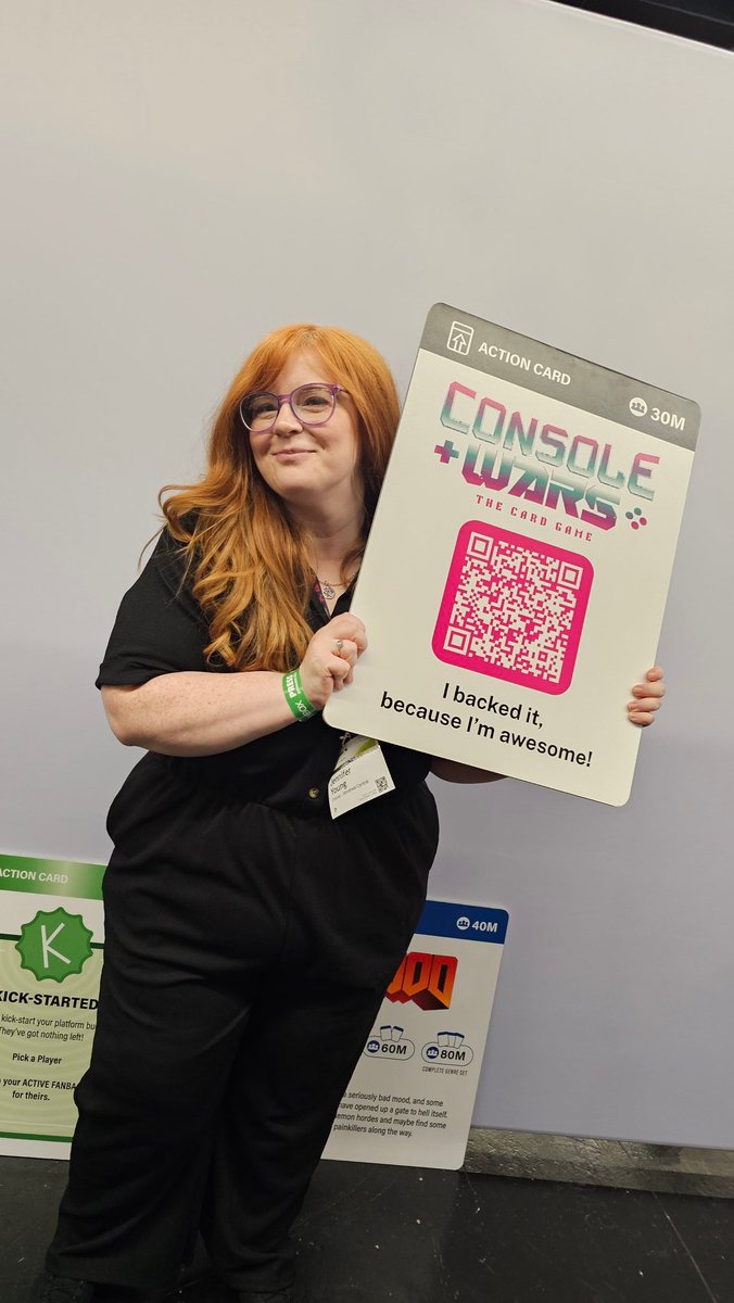 Jenbox360's tweet image. I have backed #consolewars and now I've played it too at Gamescom. Thanks @XboxEra ❤️