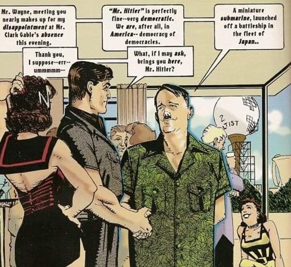 ComicGirlAshley's tweet image. "Batman would-" 

Well in the comics...