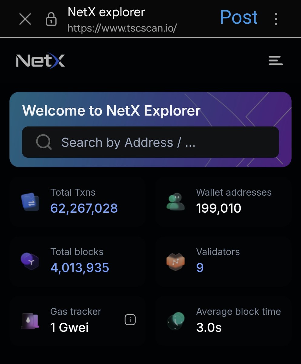 theharristheory's tweet photo. Closing in on 200K wallet addresses hot and fast 👀
Look forward to seeing the continued growth over the coming years.
Remember, crypto should be long term visioned, not an overnight success!
#NetX #Trias #Triaslab https://t.co/Yi3qdcGStS