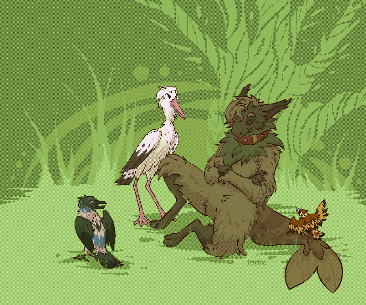 DeGoDog's tweet photo. @serpentlingrimm ohh thank you so much for this!!
im deg (or dego) a ukrainian artist who loves their binary/pixel brushes eheh 🦮 ✨ https://t.co/f1YYsSwgT2