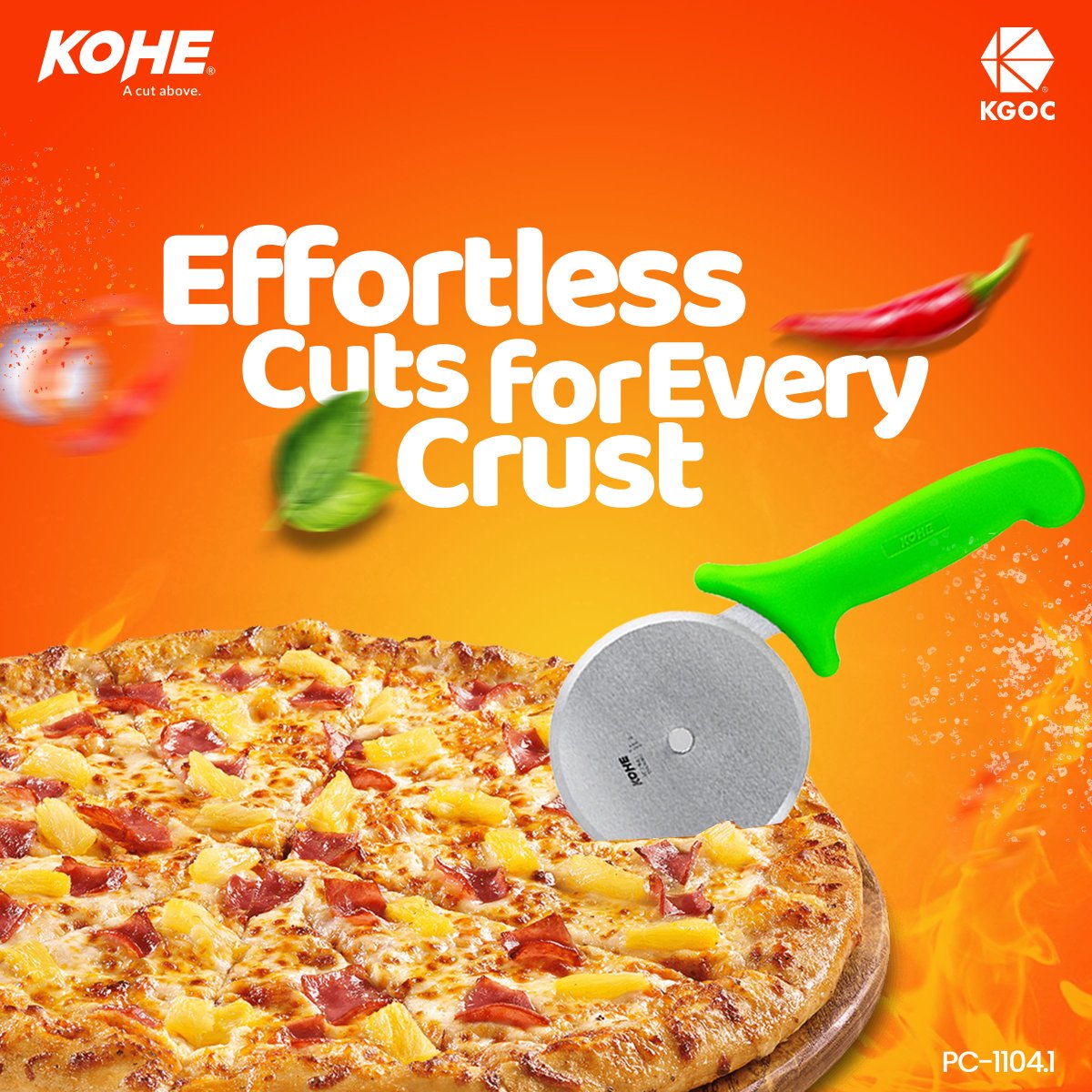 KgocKohe's tweet image. Cut through every crust effortlessly with the Kohe Pizza Cutter.   

Perfect slices, every time!  

#KohePizzaCutter #ACutAbove #KitchenEssentials #PrecisionCutting #CulinaryCompanion