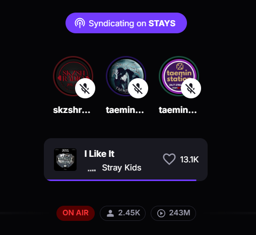 skzshradio's tweet photo. 🪩PARTY STARTED 

Let's get Sexy In The Air &amp; Chk Chk Boom together Stays, TAEMates &amp; Shawols. 

🎯 3K Listeners
https://t.co/QJGJ3JQvh6

#STRAYKIDSxTAEMIN #STAY_SexyInTheAir #TAEMates_ChkChkBoom https://t.co/HjaH8VkMGJ
