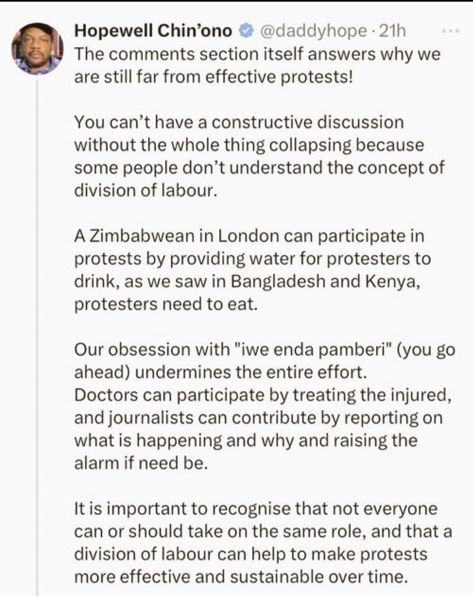 Zvoutete14's tweet photo. Take to the streets guys. I’ll represent those who will face criminal charges thereafter. 

What will you do? 

#Divisionoflabour https://t.co/JYkUy7FLKs