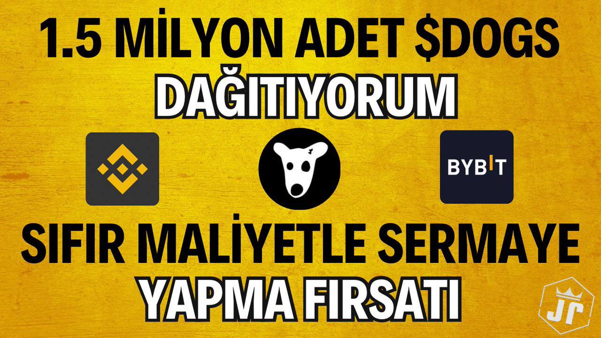 1.5 MİLYON ADET $DOGS DAĞITIYORUZ! 🔥

Şimdiden pre-markette binlerce dolar ediyor. Binance Launchpool duyurusuyla Binance Listelemesi kesinleşti!

Sıfır maliyetle sermaye yapma fırsatını değerlendirmek için yapman gerekenler:

1.) Ömür boyu komisyon indirimli özel davetiyemle