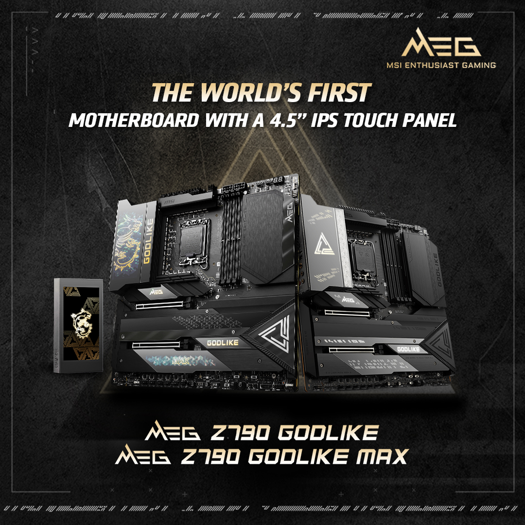 msigaming's tweet photo. Gaming First, Innovation First! For enthusiasts who seek excellence, the MSI flagship #MEGSeries offers innovation and top-tier features, ensuring you always stay ahead.
- MEG Z790 GODLIKE
- MEG 342C QD-OLED
- MEG MAESTRO 700L PZ
- MEG Trident X2 14th

👉https://t.co/eEHqpRMnS6 https://t.co/JTKZ5ErHRw