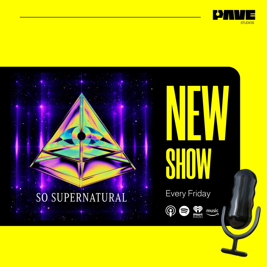 PAVE Studios (@pavemediagroup) on Twitter photo Breaking news! Crime House has teamed up with <a href="/ashleyflowers/">ashleyflowers</a> and <a href="/audiochuck/">audiochuck</a> to revive the fan-favorite mystery podcast So Supernatural, joined by Yvette Gentile and @rashapecoraro. New episodes start Friday, September 6th. Follow <a href="/crimehouse/">crimehouse</a> for updates! #CrimeHouse #NewPodcast Breaking news! Crime House has teamed up with <a href="/ashleyflowers/">ashleyflowers</a> and <a href="/audiochuck/">audiochuck</a> to revive the fan-favorite mystery podcast So Supernatural, joined by Yvette Gentile and @rashapecoraro. New episodes start Friday, September 6th. Follow <a href="/crimehouse/">crimehouse</a> for updates! #CrimeHouse #NewPodcast