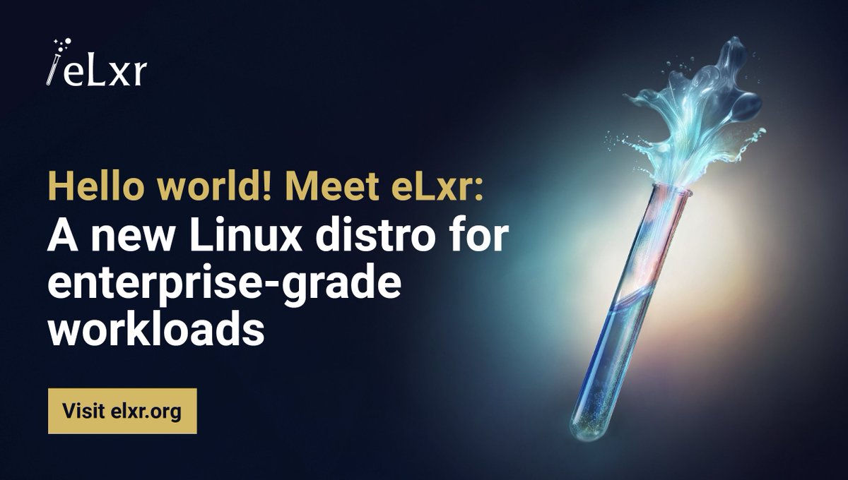 WindRiver's tweet image. Meet eLxr, a new open source #Linux distribution based on #Debian! 

This community-driven project offers access to leading-edge technologies, providing an enterprise-grade option for resilient solutions from edge to cloud. 

Visit elxr.org 

#eLxrProject