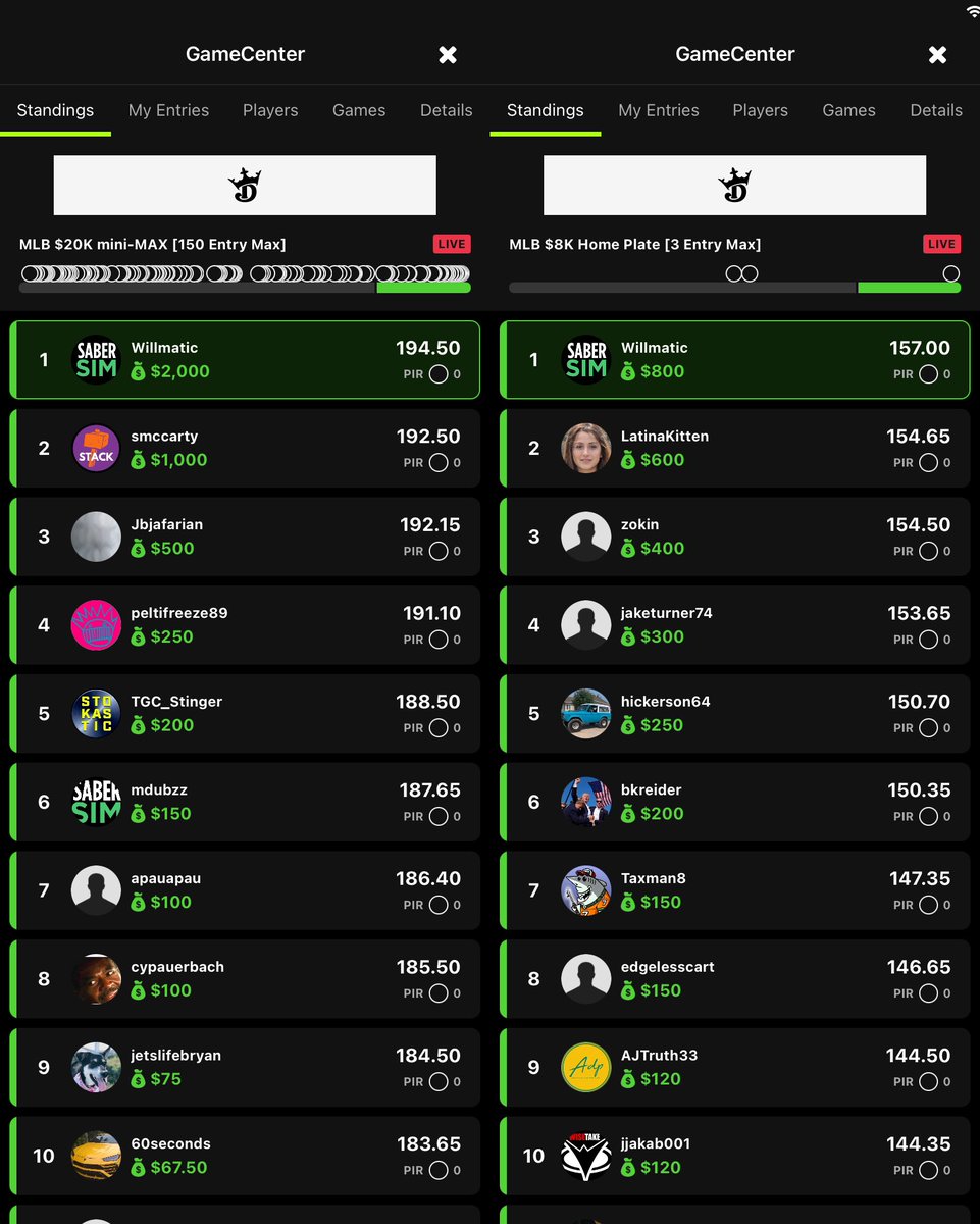 guywillgamble's tweet image. Hit into a double play last night - That was fun! @SaberSim