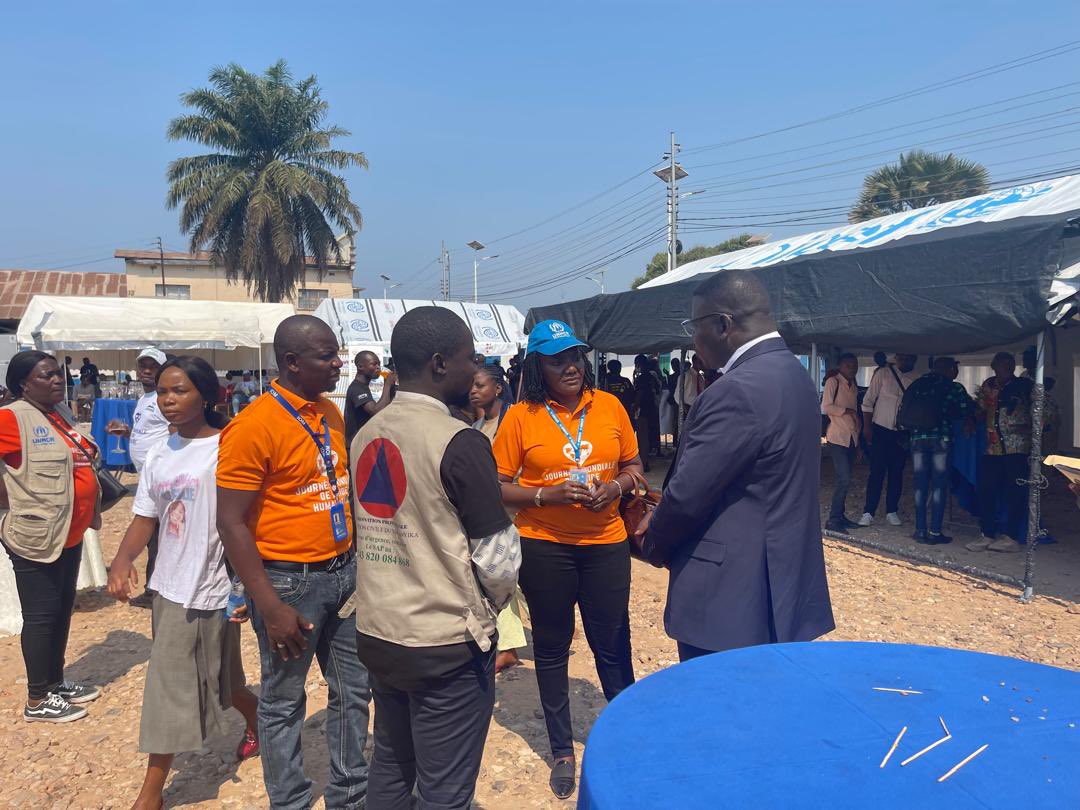 MonniCathie's tweet photo. 📍A Kalemie🇨🇩, 
Lors de la journée mondiale de l'aide humanitaire chaque organisation a présenté ses activités, ses projets et ses réalisations et les témoignages de bénéficiaires
Le HCR plaide pour la sécurisation des zones de retour pour la mise en œuvre des solutions durables. https://t.co/l3j4MZroFr