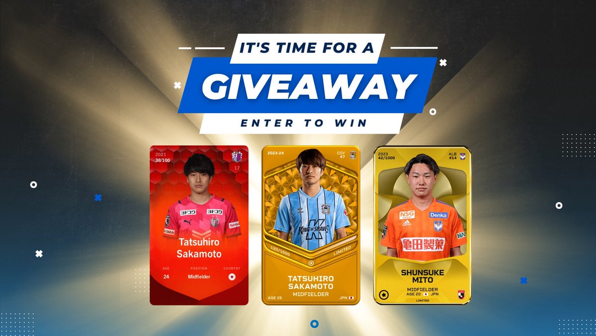 Tingus Pingus (@bctinguspingus) on Twitter photo Back with some goodies. @PlayMFL Season 08 opening #giveaway! 🎁
To enter:
1. RT this tweet
2. Follow <a href="/SambreHearts/">Sambre Hearts</a>
Three randomly picked winners revealed August 23rd.
#Sorare #MFL #SorareGiveaway Back with some goodies. @PlayMFL Season 08 opening #giveaway! 🎁
To enter:
1. RT this tweet
2. Follow <a href="/SambreHearts/">Sambre Hearts</a>
Three randomly picked winners revealed August 23rd.
#Sorare #MFL #SorareGiveaway