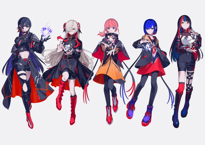 神椿TCGスターターデッキのVWPを描かせていただきました! 