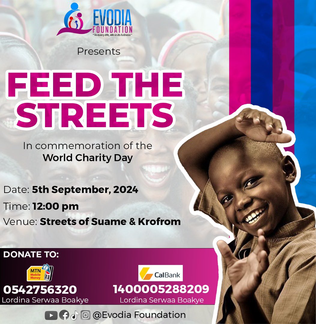 EvodiaFound's tweet photo. We make a living by what we get, but we make a life by what we give. Only a life lived for others is a life worthwhile. “Help us feed the streets in commemoration of the World Charity Day as we wrap people in love and care.” Your little matters and every support counts. #Evodia https://t.co/1htVViLjpU