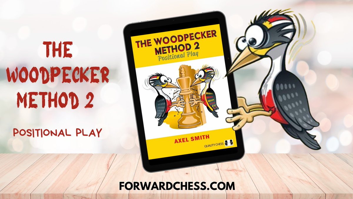 🚨 The Woodpecker Method 2 is finally here! 🚨

We're ready to have some fun - join us! For every RT this tweet gets, we'll add an extra bird to the image. 
How many birds can we gather? 🐦🎯

📚 Check out the free book sample here: 
forwardchess.com/sample/the-woo…