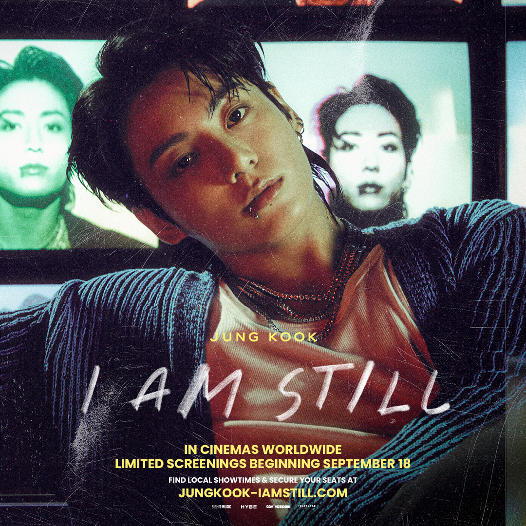 🚨 De ticketverkoop is begonnen! 🚨 Mis je kans niet om  𝐉𝐮𝐧𝐠 𝐊𝐨𝐨𝐤: 𝐈 𝐀𝐦 𝐒𝐭𝐢𝐥𝐥 op het grote scherm te zien! 🎤✨ Haal nu je tickets en beleef een onvergetelijke K-pop avond bij Kinepolis ! Tickets op kinepolis.be