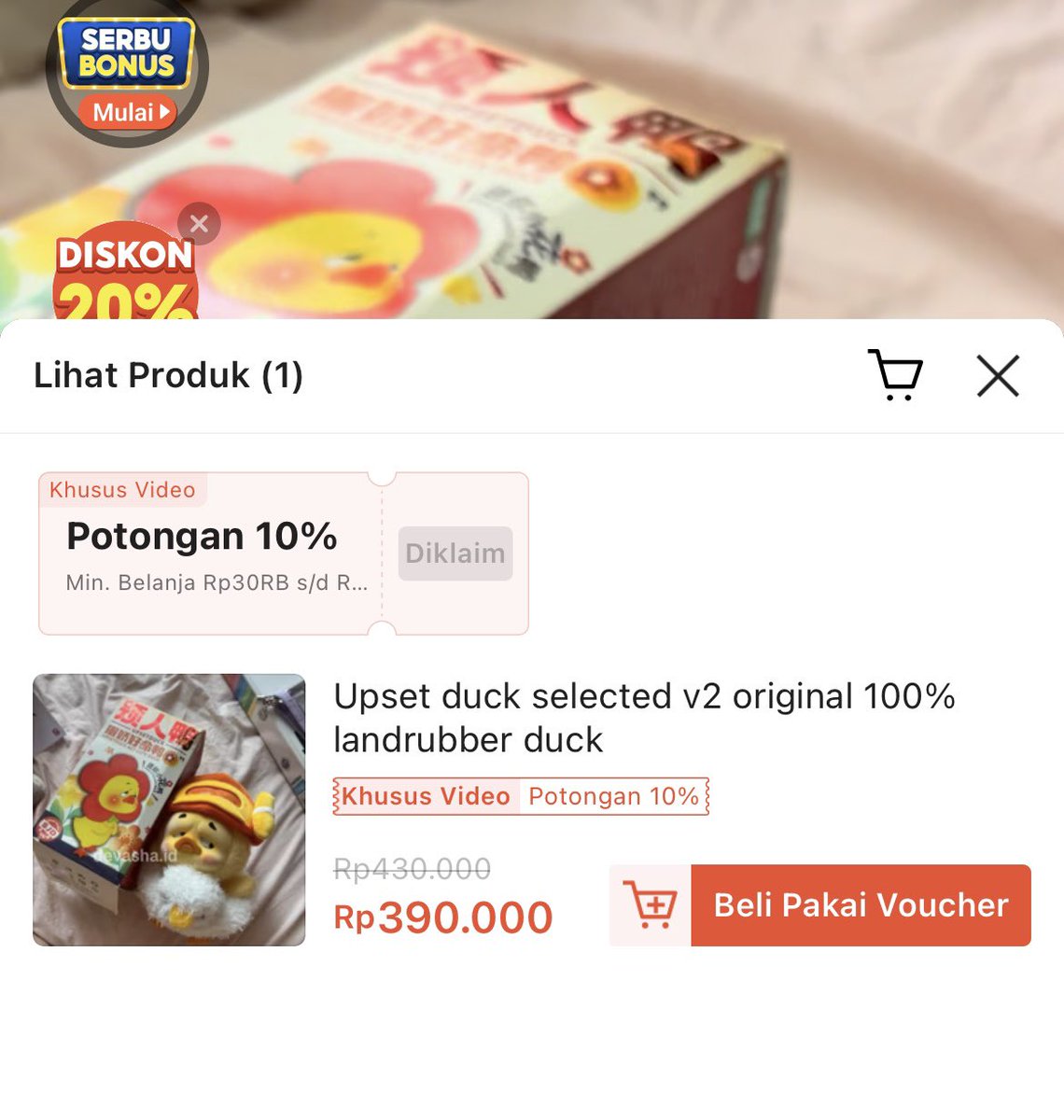 vanessasharont's tweet photo. WTS 
Ready Ina siap kirim 
Upset duck v2 landrubber duck 
Masih ada box, card &amp; foil
100% ori
390k after shopee vid 
https://t.co/CnZE0yH4YD

wts wtb wto labubu popmart upset duck https://t.co/f0z6HSp2Yq