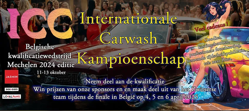 Internationale Carwash Kampioenschap strijkt neer op de #eroticabeurs in Mechelen! Inschrijven kan via icccontest.com
#BeThere
