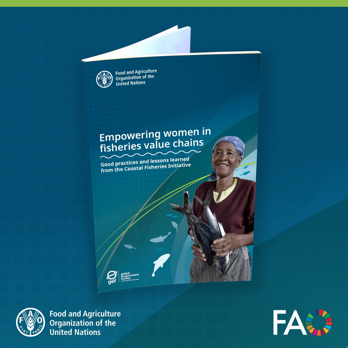 FAOfish's tweet photo. Empowering women in #SmallScaleFisheries is crucial for sustainable coastal communities!
This @FAOfish #CFIgef book highlights key strategies for promoting gender equity in #fisheries & supporting women's roles as leaders & entrepreneurs 👉 https://t.co/v4A0dy6vxb https://t.co/M7Xt2KtvrH
