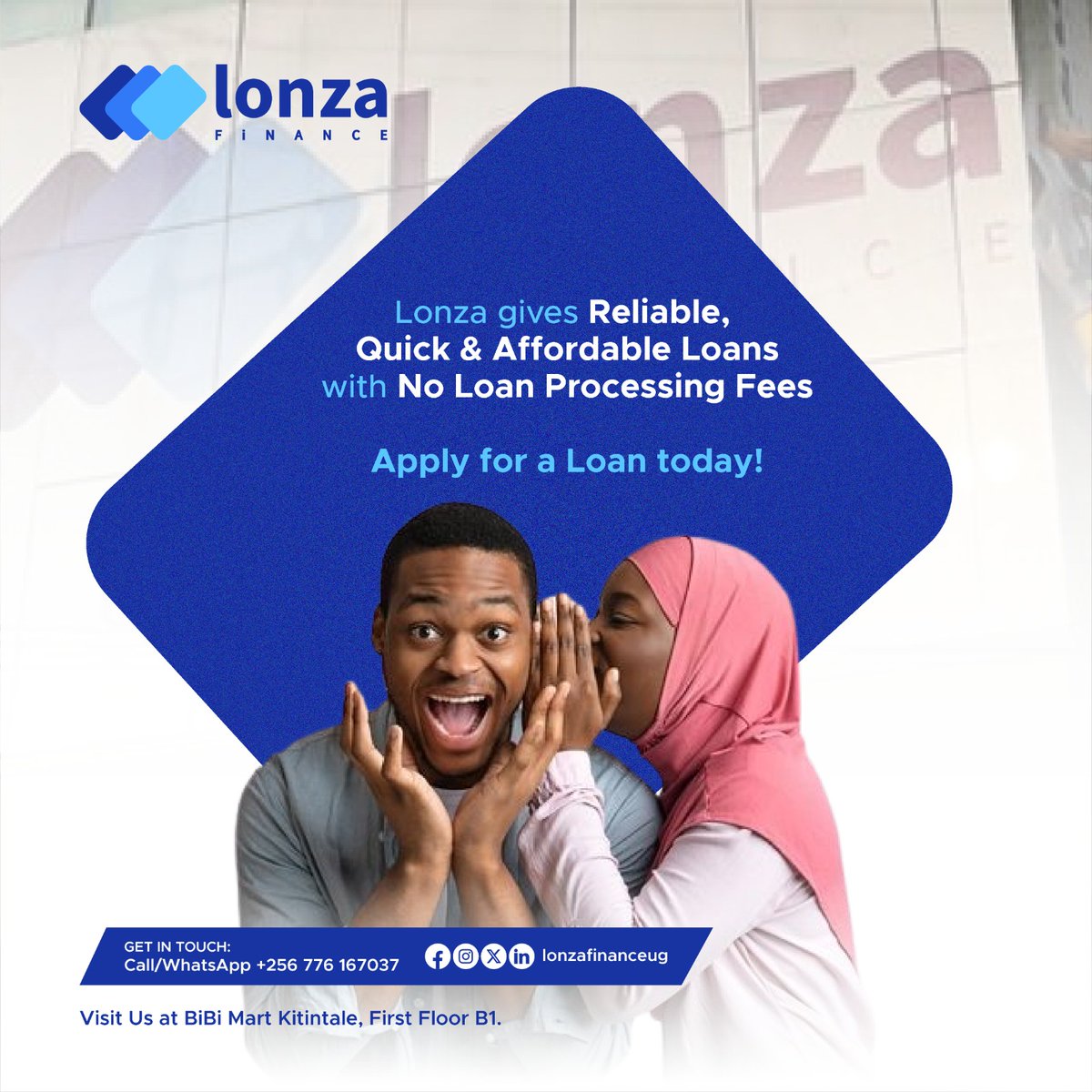 lonzafinance's tweet photo. Enjoy Reliable, Quick and Affordable Loans with No Loan Processing Fees.

Call or WhatsApp +256 776 167037 to apply for a loan today!

#lonzafinance #loans #LoanCharge @finance https://t.co/gv9Yl4Lk2c