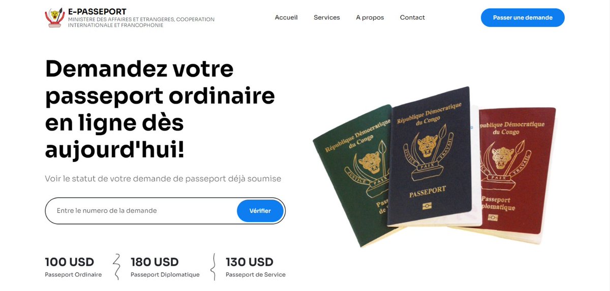 corneilbilolo's tweet photo. (1/4) 
Nous @Bellatrix_sarl avons mis en place comme proposition à @RDC_Minafet une plate-forme pouvant résoudre le problème qui entoure l'obtention du passeport. 

la plate-forme aura comme fonctionnalités: 

@RDCongoMAE 
@PrimatureRDC 
@FrumenceBoroto
@AndyBemba
@Presidence_RDC https://t.co/ki88fvcHj9