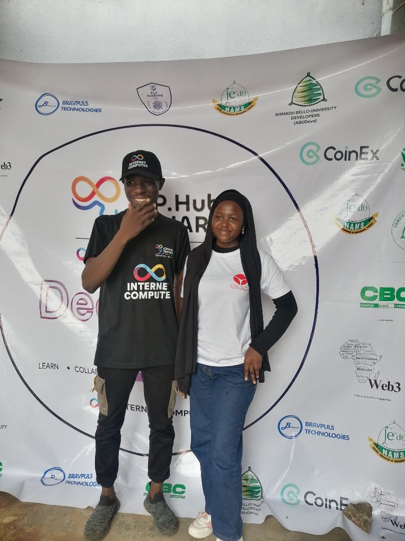 GirlsBlockchain's tweet photo. The event was a great opportunity to network with incredible minds like Abdul Rahman Muhammad and Aliu Toheeb exchanging ideas on practical blockchain applications, challenges, and future possibilities. We can’t wait to see the solutions this event will inspire
#TGIB #DecaHack https://t.co/gv2SrQ6QNN