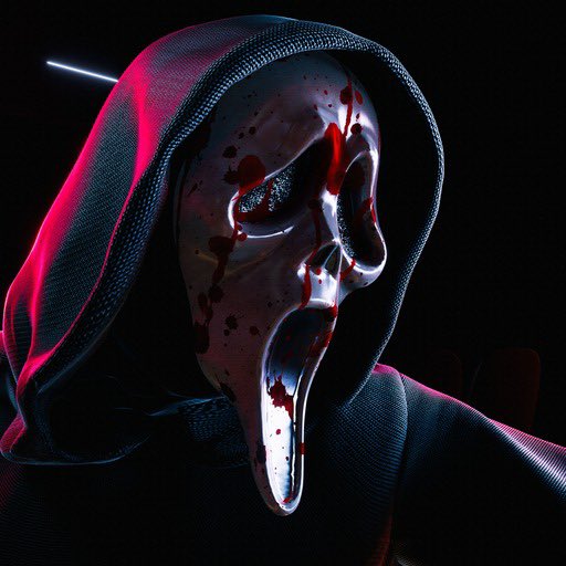 DeciDesigns's tweet image. What&apos;s Your Favorite Scary Movie?
Created in Cinema 4D + Octane

#Ghostface