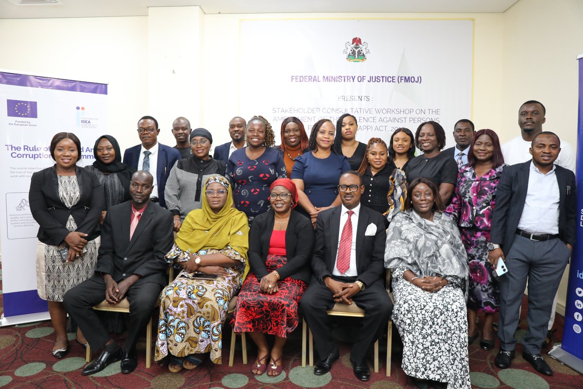 HerStoryOSNG's tweet photo. Earlier this week, the @fmojustice's Sexual and Gender-Based Violence Response Unit hosted a 2-day consultative workshop with key stakeholders to discuss the proposed amendments to the Violence Against Persons Prohibition Act 2015 (VAPPA). https://t.co/rlCxlQfDhb