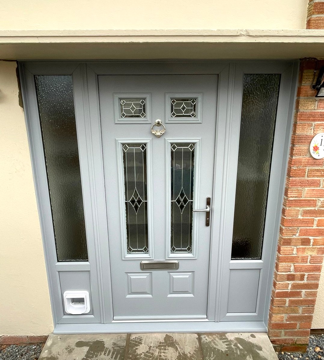 OLD VS NEW!

We have completely transformed the entrance to this home by fitting a new composite door with side panels. We also added a cat flap so everyone in the family can enjoy it😃 

#homeimprovement #renovation #majestic #compositedoor