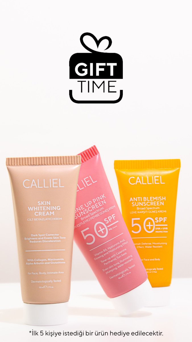 [🎀💐🎁]

Takip edip, gönderiyi beğenen 5 kişiye istediği #Calliel ürünü hediye! 

✨Çekilişimizin sonuçları 28.08.2024 tarihinde açıklanacaktır. 

Parlak bir cilt ve şans dileğiyle 💋🙂‍↔️ #Teamcalliel