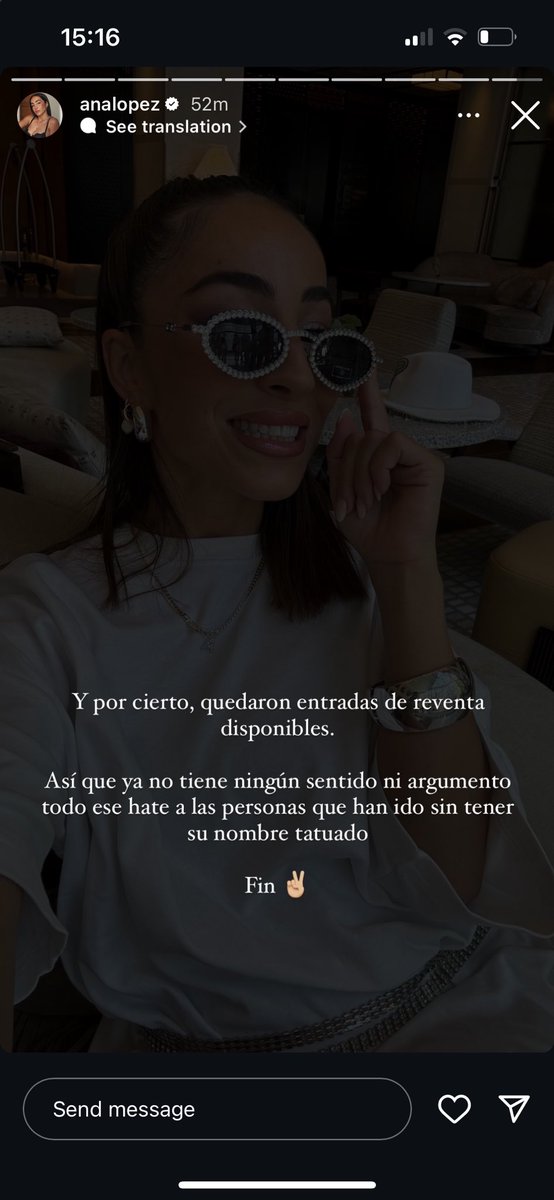 willandreacry's tweet photo. cada vez que habla sube el pan, estás entradas de reventa dices?, vale que te paguen la entrada en otro sitio reservado para marcas, pero mandar a la gente a comprarla de reventa girl… https://t.co/9SnwQJb53L