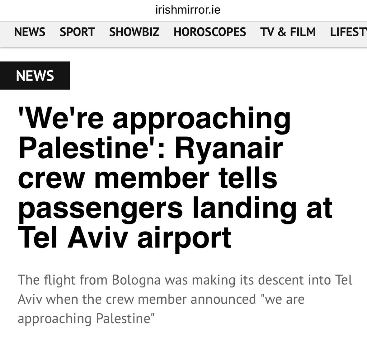 TheSaviour's tweet photo. Lol based Ryanair crew member 🤣 https://t.co/Hy1nk36mlt