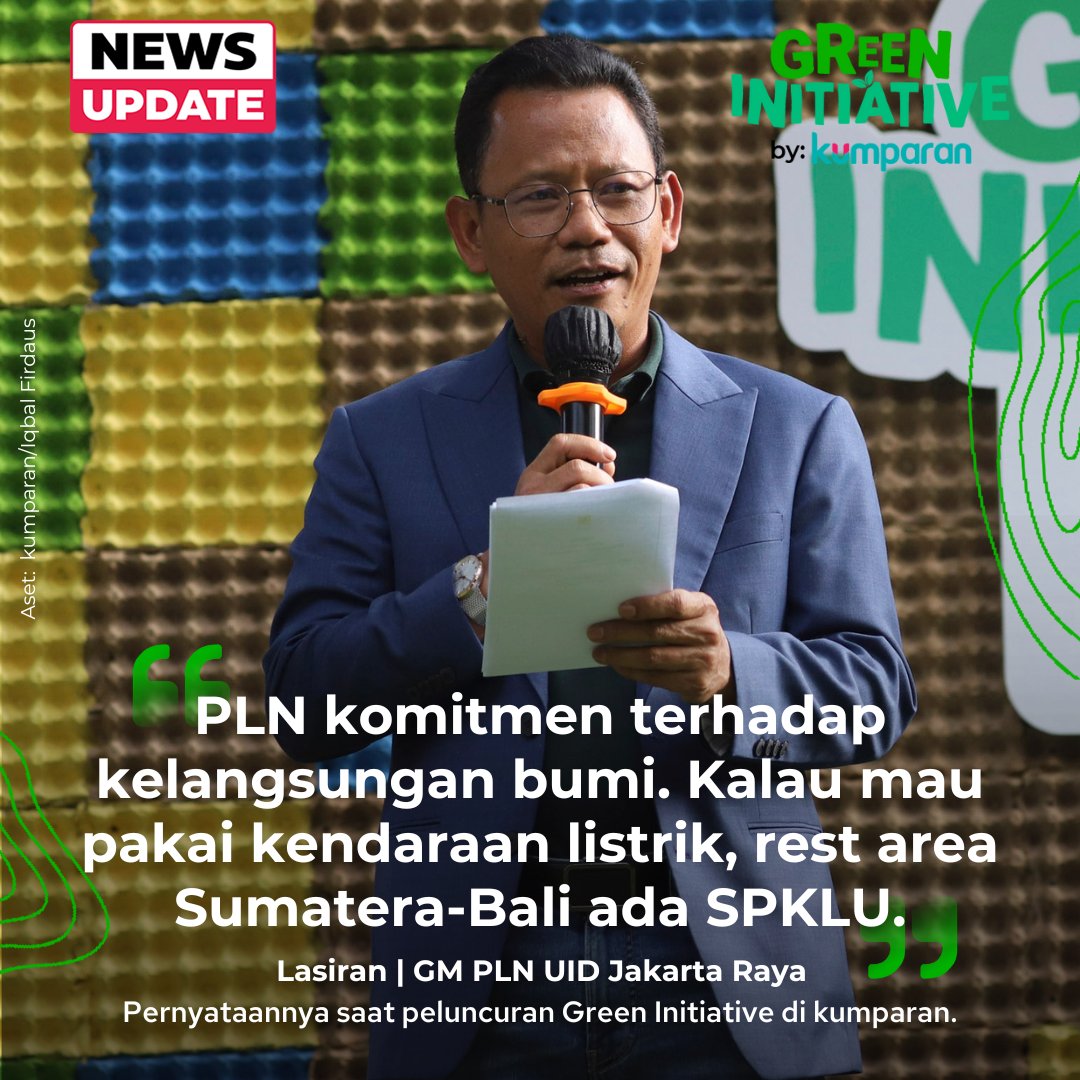 PLN menyatakan komitmennya terhadap keberlangsungan bumi. GM PLN UID Jakarta Raya, Lasiran, mengatakan salah satu upaya PLN dalam menjunjung komitmen itu adalah mendukung peralihan ke kendaraan listrik. #newsupdate #update #news #oneliner