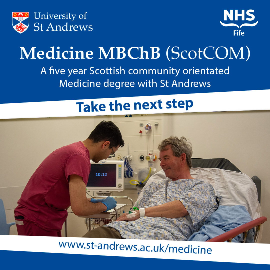 🩺 Calling all future doctors!
Explore our 5-year undergraduate Medicine MBChB (#ScotCOM). With a curriculum supported by multidisciplinary clinical educators, you'll be prepared for a career in any branch of medicine.
️Register for an online info session ow.ly/IpXM50T29L2