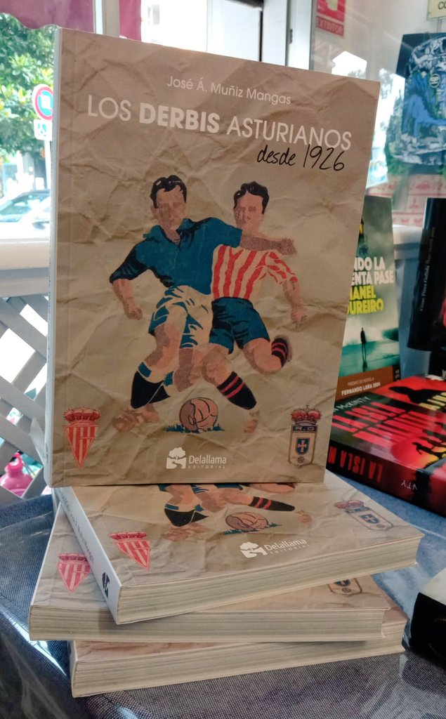 LibPinocho's tweet photo. ¡Los derbis asturianos dan mucho juego!
Este libro, que recoge todos los partidos disputados entre el Real Sporting de Gijón y el Real Oviedo desde 1926, ya está disponible.
También incluye los derbis femeninos disputados desde la temporada 23-24.
¡Corre a por tu ejemplar! https://t.co/cxzZx0SvEi