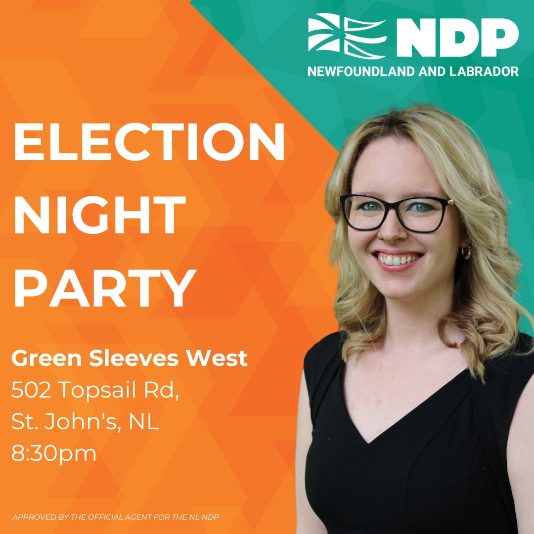 The NL NDP tweet media